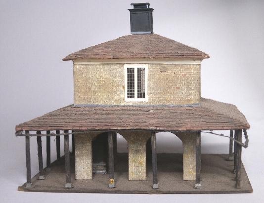  The first of 3 photos of a 
 model market building. 
    Click for one of the 
 real thing...     