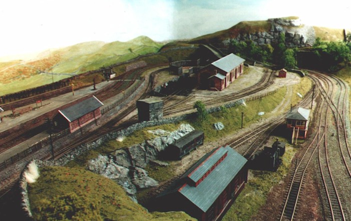  Note the old quarry in the foreground and
 the ex-Midland 6-wheeled composite as a
 grounded coach body for the engineers. 